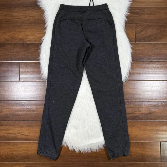Lululemon Women's Size 4 Charcoal Gray Cotton Blend Jogger Pants - Picture 7 of 9